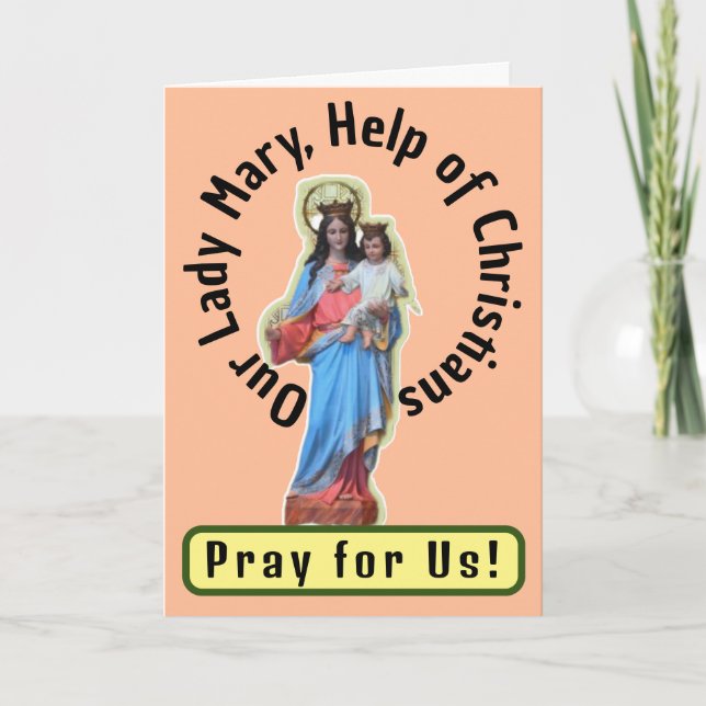 Our Lady Mary, Help of Christians Card (Front)