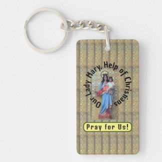 Our Lady Mary, Help of Christians Keychain