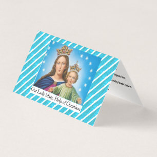 Our Lady Mary, Help of Christians Prayer Card
