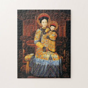 Our Lady of China (中华圣母, 中華聖母) Chinese Virgin Mary Jigsaw Puzzle