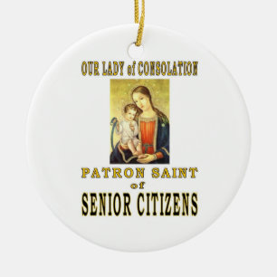 OUR LADY of CONSOLATION Ceramic Ornament