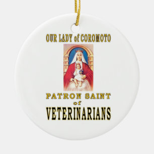 OUR LADY of COROMOTO Ceramic Ornament