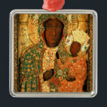 Our Lady of Czestochowa Black Madonna Poland gift Metal Ornament<br><div class="desc">Our Lady of Czestochowa Black Madonna Poland gift</div>