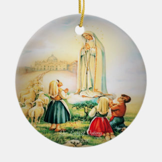 Our Lady of Fatima 1917 Ceramic Ornament