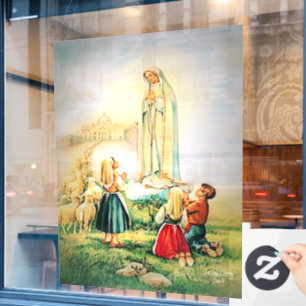 Our Lady of Fatima 1917 Window Cling