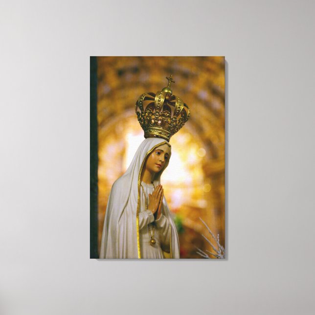 Our Lady of Fatima Canvas Print (Front)