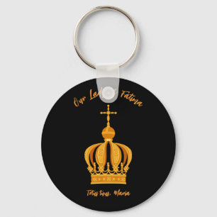 Our Lady of Fatima crown Keychain