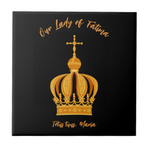 Our Lady of Fatima crown Tile