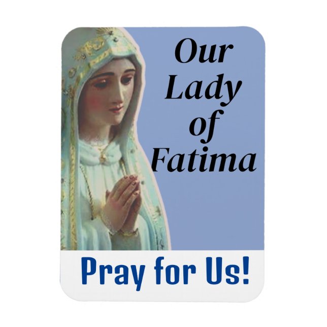 Our Lady of Fatima Magnet (Vertical)