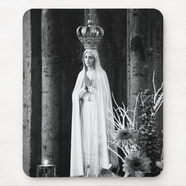 Our Lady of Fatima Mouse Pad (Front)