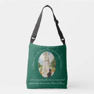 Our Lady of Fatima Personalized Crossbody Bag