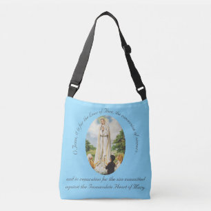 Our Lady of Fatima Personalized Crossbody Bag