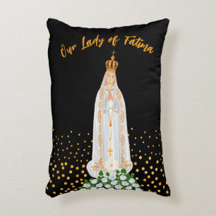 Our Lady of Fatima Procession of Candles Accent Pillow