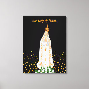 Our Lady of Fatima Procession of Candles Canvas Print