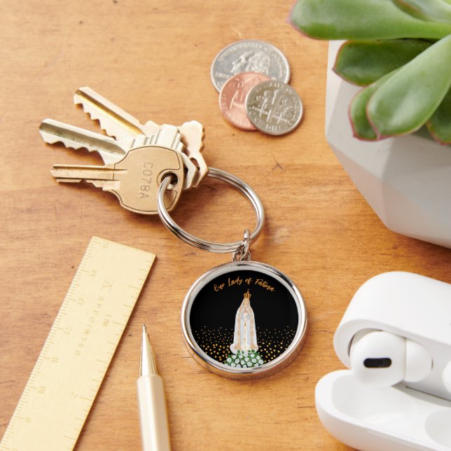 Our Lady of Fatima Procession of Candles Keychain (Desk)