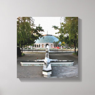 Our Lady of Fatima Shrine Wrapped Canvas Print