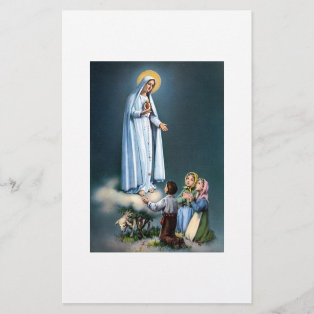 Our Lady Of Fatima Stationary Stationery (Front)