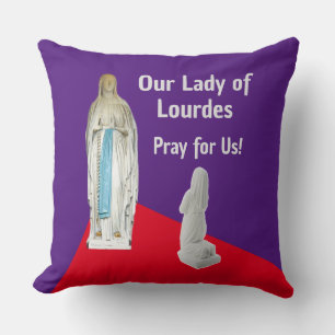 Our Lady of Fatima Throw Pillow