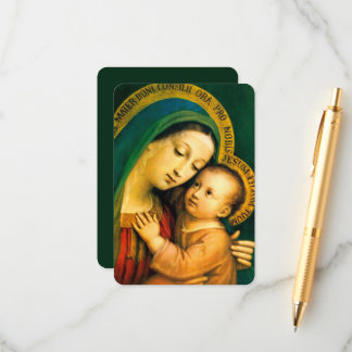 Our Lady of Good Counsel with Prayer Enclosure Card