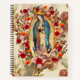 Our Lady of Guadalue Rose Potpourri Notebook