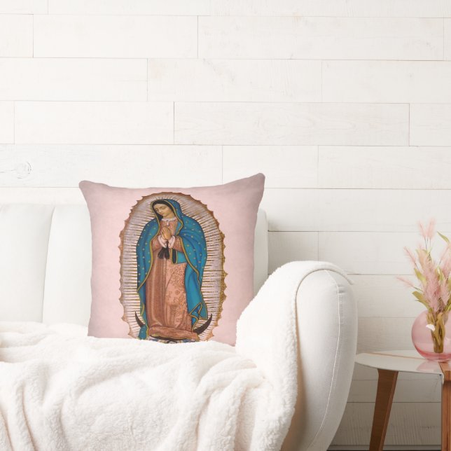 Our Lady of Guadalupe 1531 Throw Pillow (Couch)