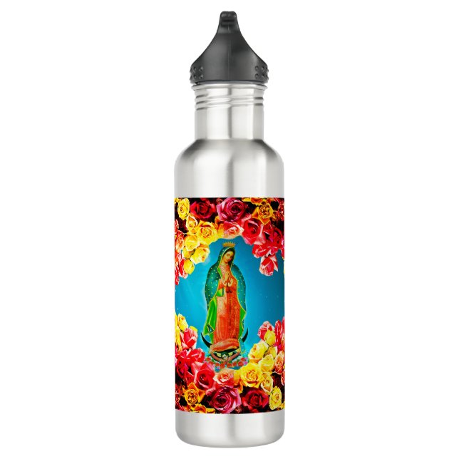 Our Lady of Guadalupe 710 Ml Water Bottle (Right)