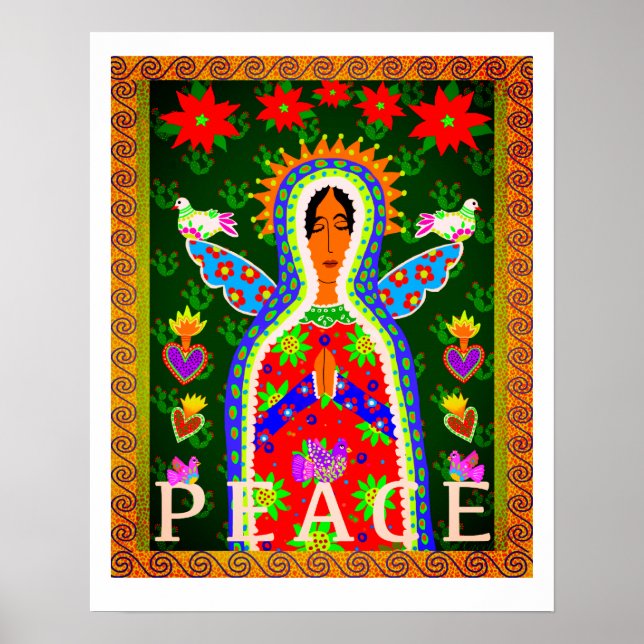 Our Lady of Guadalupe Angel of Peace poster (Front)