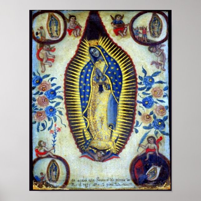Our Lady of Guadalupe & Apparitions Poster (Front)