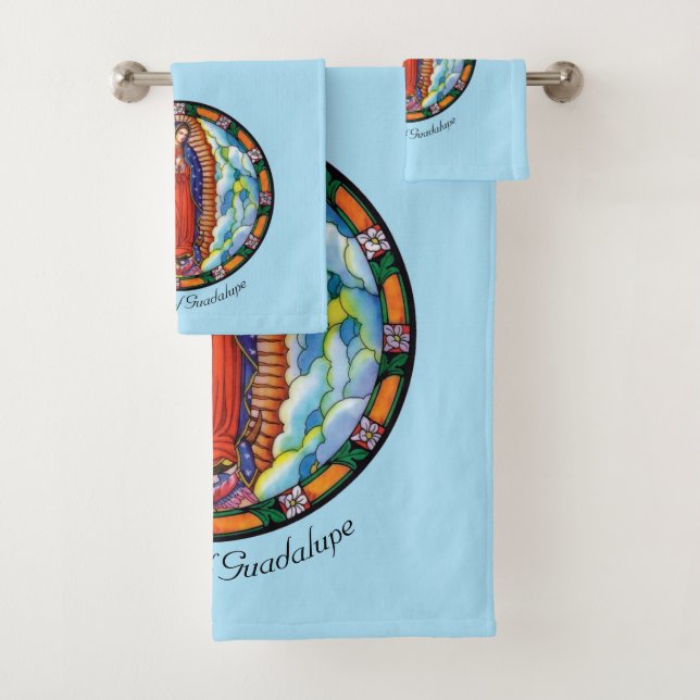 Our Lady of Guadalupe Bath Towel Set (Insitu)