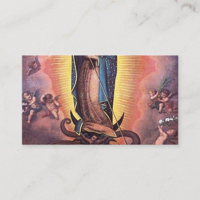 Our Lady Of Guadalupe Business Card (Front)