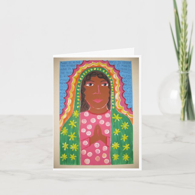 Our Lady of Guadalupe Card (Front)