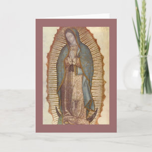 OUR LADY OF GUADALUPE CARD