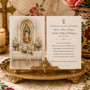 Our Lady of Guadalupe Catholic Wedding Prayer