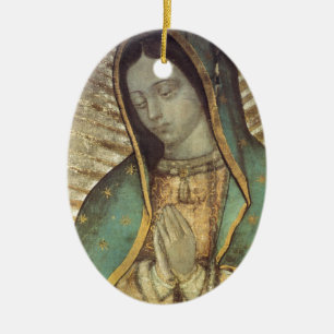 OUR LADY OF GUADALUPE CERAMIC ORNAMENT