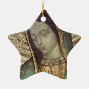 OUR LADY OF GUADALUPE CERAMIC ORNAMENT