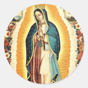 Our Lady of Guadalupe Classic Round Sticker