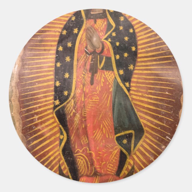 Our Lady Of Guadalupe Classic Round Sticker (Front)