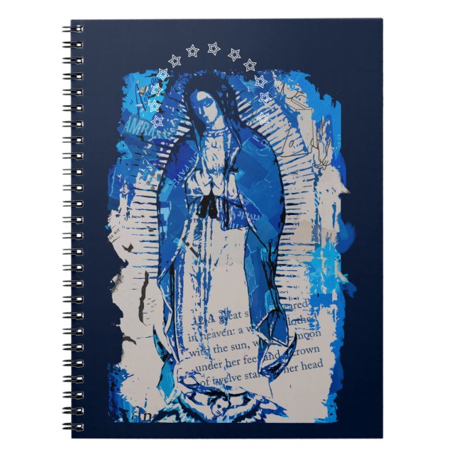 Our Lady of Guadalupe Collage  Notebook (Front)