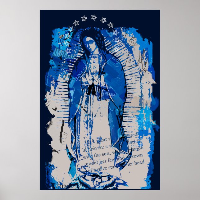 Our Lady of Guadalupe Collage Poster (Front)