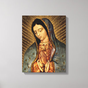Our Lady of Guadalupe Devotional Image Canvas Print