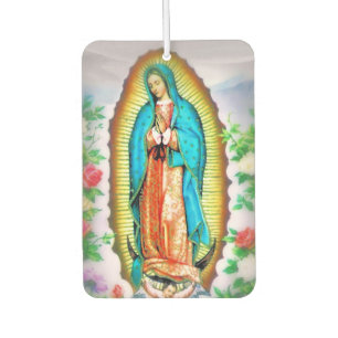 Our Lady of Guadalupe Floral Air Freshener