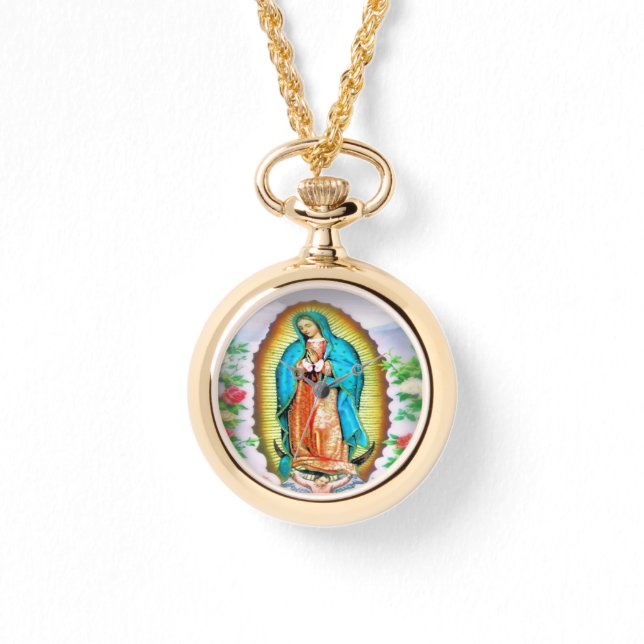 Our Lady of Guadalupe Floral Watch (Front)