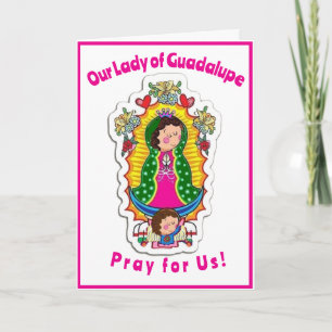 Our Lady of Guadalupe Folded Greeting Card