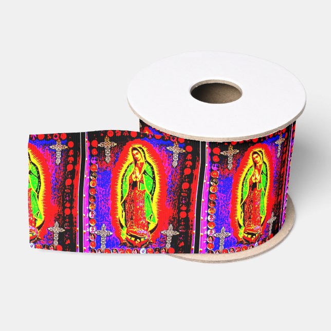 Our Lady Of Guadalupe Grosgrain Ribbon (Spool)