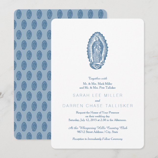 Our Lady of Guadalupe Invitation (Front/Back)