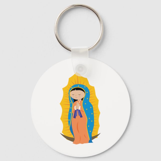 Our Lady of Guadalupe Keychain (Front)