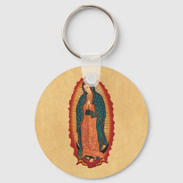 Our Lady of Guadalupe Keychain (Front)