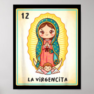 Our Lady Of Guadalupe La Virgencita Mexico For Kid Poster
