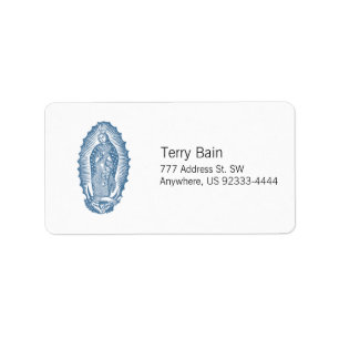 Our Lady of Guadalupe Label