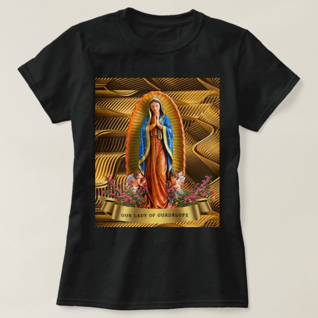 Our Lady of Guadalupe Mexico T-Shirt (Design Front)